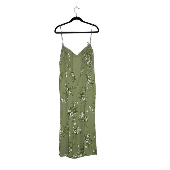 NWT Reformation Courtney Dress in Bonita Women's Green Size 12 - Picture 5 of 8